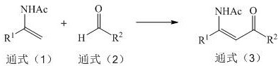 General reaction scheme for electrochemical synthesis of beta-acetaminocarbonyl compounds