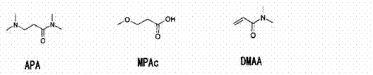 Chemical structures of key impurities including APA, MPAc, and DMAA