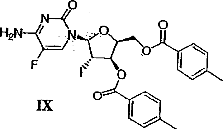 Coupling of enose sugar with protected 5-fluorocytosine using NIS halogenating agent