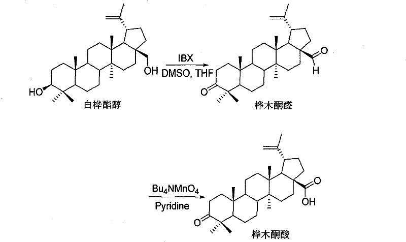 Novel Two-Step Synthesis of Betulonic Acid using IBX and Bu4NMnO4 with high yields