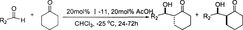 Asymmetric direct aldol reaction catalyzed by L-proline derivatives showing substrate scope