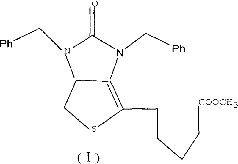 Chemical Structure of the Key Biotin Intermediate (6aR)-1,3-dibenzyl-4-(4-methoxycarbonyl butyl)-dihydro-thieno-[3,4-d] imidazoles-2-ketone