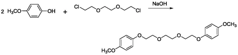 Conventional synthesis route using chlorinated reagents and strong base catalysts