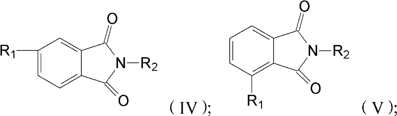 General reaction scheme for synthesizing bisphenol F tetraacid dianhydride from bisphenol F and substituted phthalimides