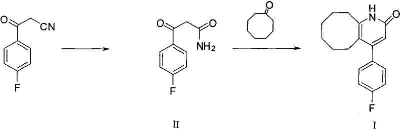 Novel two-step synthesis route via amide intermediate