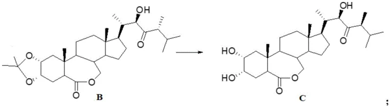 Core transposition reaction converting 24-alpha-methyl to 24-beta-methyl configuration