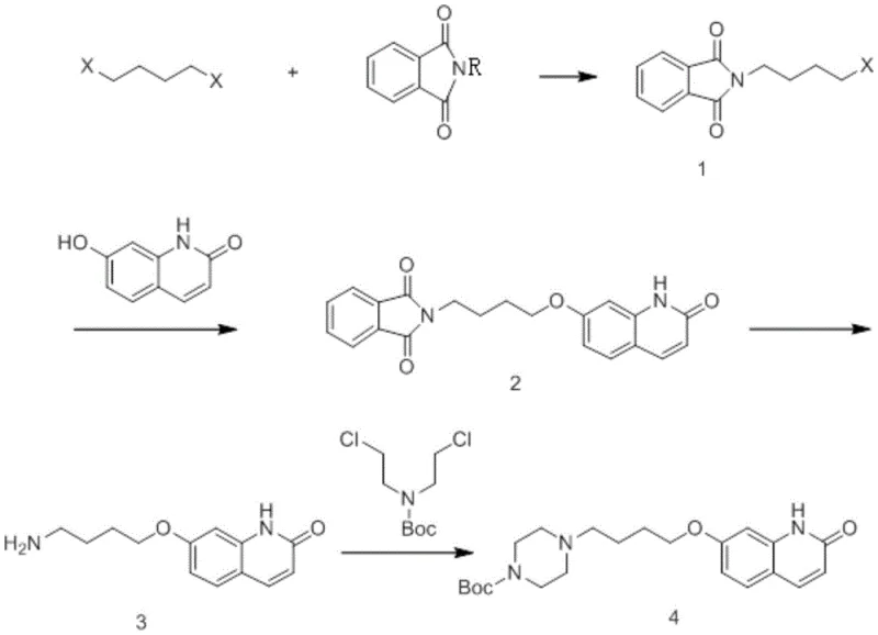 Complete synthetic route for brexpiprazole intermediate using phthalimide protection strategy