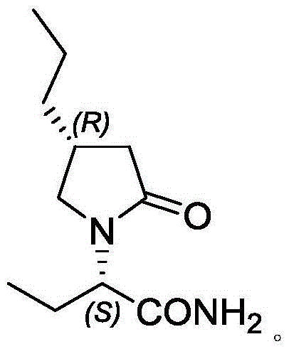 Chemical structure of Brivaracetam showing the core pyrrolidone scaffold