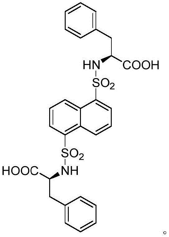Synthetic route of C2 symmetric fluorescent chiral carboxylic acid ligand L-H2 from L-phenylalanine