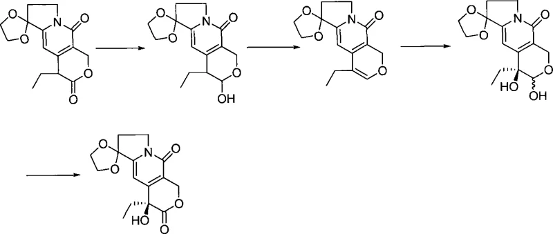 Alternative chemical synthesis route utilizing expensive chiral ligands and multiple steps