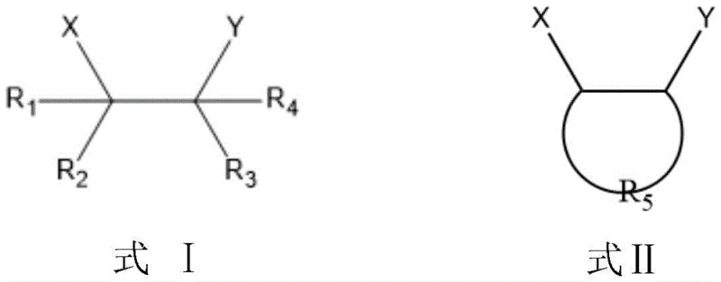 General structural formulas of vicinal diol and ketol substrates applicable for oxidative cleavage