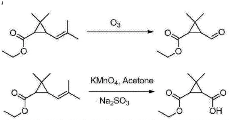 Comparison of traditional oxidation methods using Ozone and KMnO4 versus the desired product structure