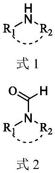 General reaction scheme of catalyst-free transamination using DMF