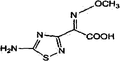 Chemical structure of Cefozopran Side Chain Acid (Compound IV)