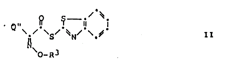 General structure of Carboxylic Acid 2-Benzothiazolylthioester acylating agent used in the novel direct salt acylation process
