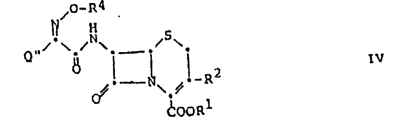 Structure of Formula IV representing the final high-purity 7-acylamino-cephalosporin derivative product