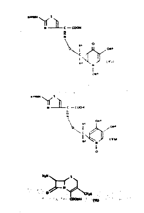 General reaction scheme for Method A showing acylation of cephalosporin nucleus