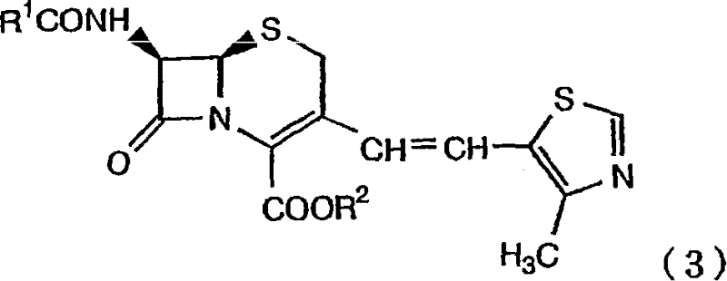 Chemical reaction scheme showing the conversion of protected cephem intermediates to alkali metal salts via deprotection and enzymatic steps