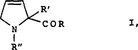 General reaction scheme for the synthesis of chiral 3,4-dehydroprolines via asymmetric Birch reduction of pyrrole derivatives
