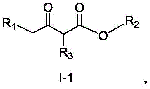 General structural formula I-1 of the ketone substrate