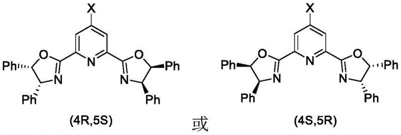 Structure of the chiral Pybox ligand L1 used for enantiocontrol