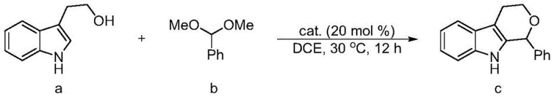 Application of carbon bond catalyst in oxa-Pictet-Spengler reaction