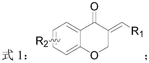 General reaction scheme showing asymmetric hydrogenation of exocyclic conjugated isoflavone Formula 1 to chiral product