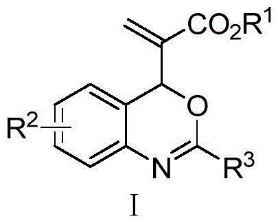General structure of the novel benzoxazine compound Formula I showing variable R groups
