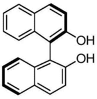 Structure of R-1,1'-bi-2-naphthol chiral resolving agent