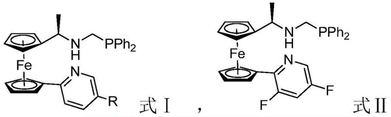 General structure of novel chiral bidentate ligands Formula I and II