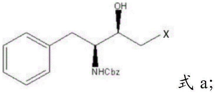 Complete reaction scheme showing the transformation from L-phenylalanine to the final halohydrin amine product