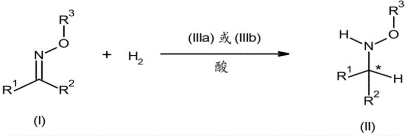 Reaction scheme showing the role of acid and iridium catalyst in hydrogenation