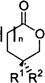 Starting material structure of optically pure beta-methylbutyrolactone or gamma-methylvalerolactone