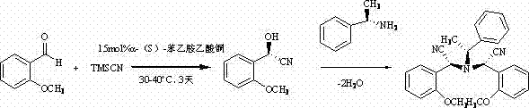 Proposed reaction mechanism showing intermediate formation and dehydration steps