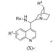 General structural formula of the phosphoric acid amide bifunctional catalyst showing variable substituents