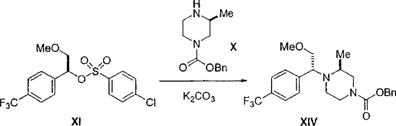 Specific alkylation reaction conditions using inorganic base K2CO3
