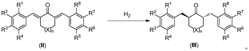 Asymmetric hydrogenation of compound II to III using chiral Iridium catalyst