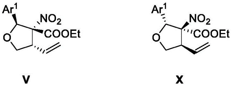 General structure of chiral tetrahydrofuran intermediates V and X