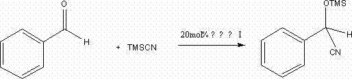 Catalytic Cyanosilylation of Benzaldehyde using Chiral Zinc Complex