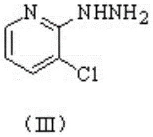 Chemical structure of Intermediate I (3-chloro-2-hydrazinopyridine)