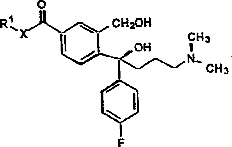 Intermediate Formula V showing the fully substituted core prior to final ring closure and cyanation