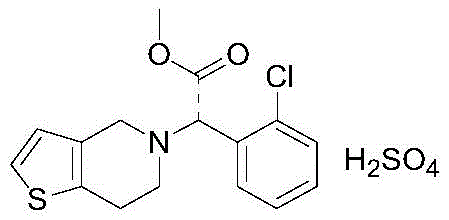 Overall reaction scheme of the patented Clopidogrel synthesis showing silyl protection and batch evaporation