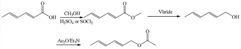 Alternative conventional route using Thionyl Chloride and Vitride highlighting toxic byproducts