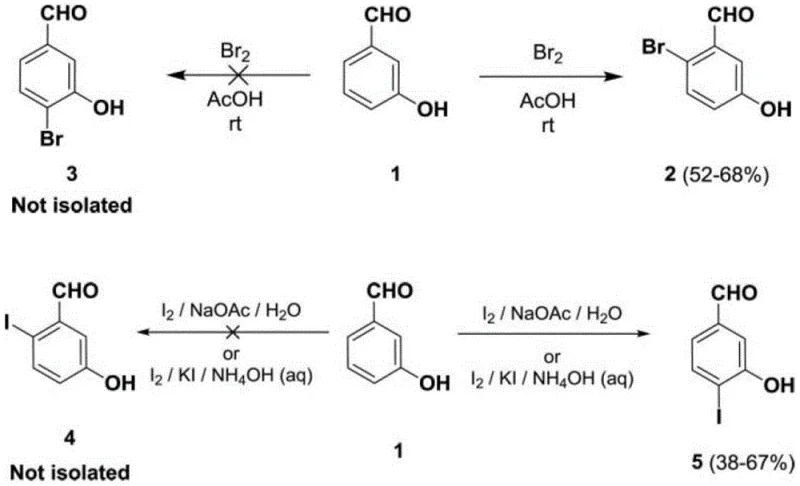 Side reactions and safety hazards associated with direct bromination of hydroxybenzaldehyde