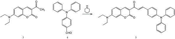 Final condensation step to form CTPA fluorescent probe