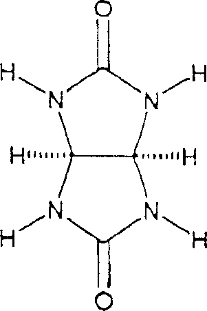 Chemical structure of Glycoluril reactant