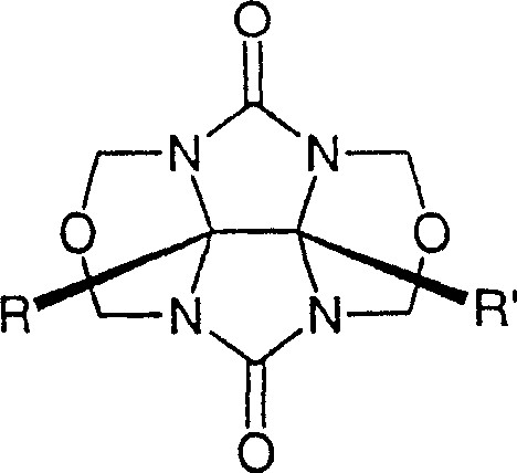 Structure of tetracyclic diether intermediate used in templating