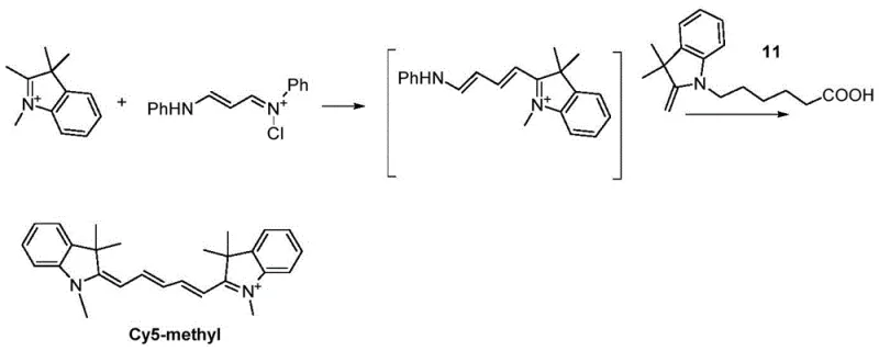Reaction scheme demonstrating the critical addition order to prevent symmetric byproducts