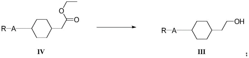 Reduction of saturated ester IV to alcohol III using borohydride and metal catalyst