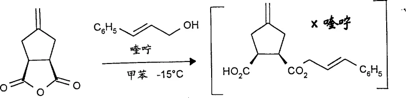 Overall reaction scheme illustrating the 3-stage synthesis from anhydride to amino acid
